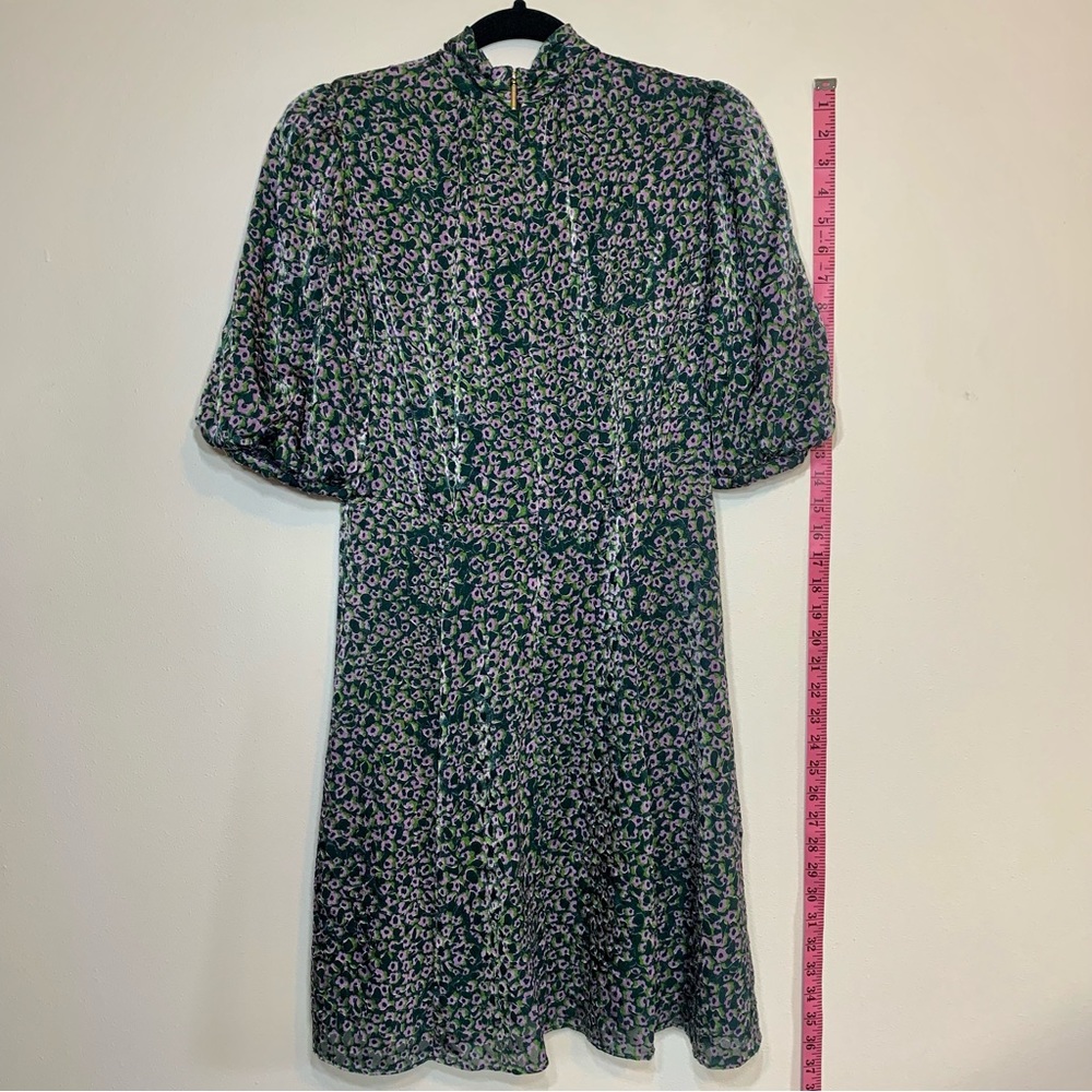 Kate Spade Flair Flora Devore Mini Dress Size 6 - Picture 14 of 16